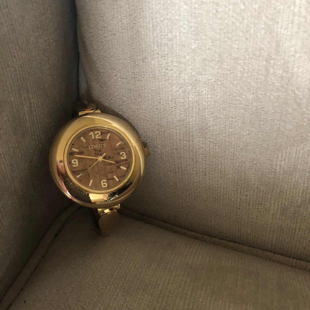 Chico's Cork Face Watch